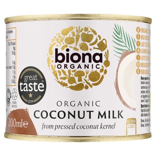 BIONA ORGANIC COCONUT MILK 200ML