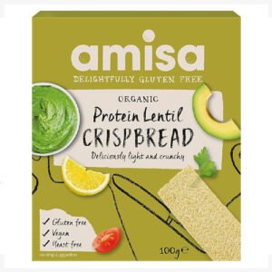 AMISA ORGANIC PROTEIN LENTIL CRISPBREAD 100G