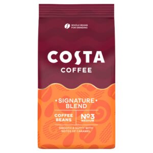 COSTA COFFEE MOCHA ITALIA SIGNATURE BLEND WHOLE BEANS BAG 400G