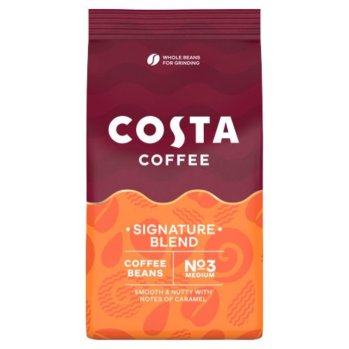 COSTA COFFEE MOCHA ITALIA SIGNATURE BLEND WHOLE BEANS BAG 400G
