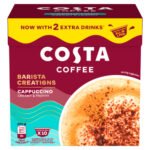 COSTA COFFEE CAPPUCCINO CREAMY & FROTHY 10 X 13G (130G)