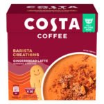 COSTA COFFEE BARISTA CREATIONS GINGERBREAD LATTE 10 X 16G (160G)