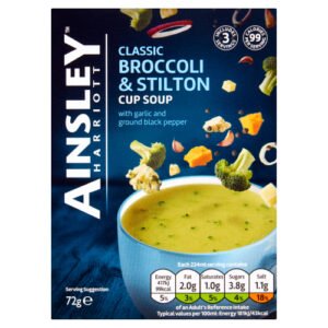 AINSLEY CLASSIC BROCCOLI & STILTON CUP SOUP 72G