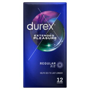 DUREX EXTENDED PLEASURE 12 CONDOMS