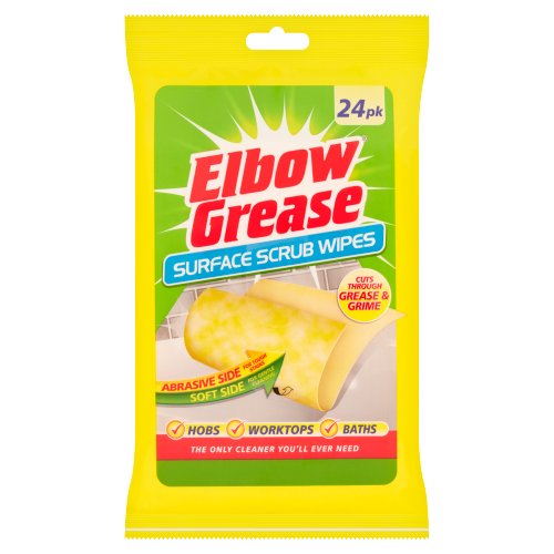 ELBOW GREASE SURFACE SCRUB WIPES 24PK