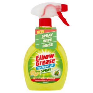 ELBOW GREASE LEMON WASHING UP LIQUID SPRAY 500ML