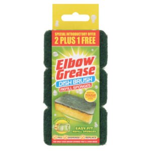 ELBOW GREASE DISH BRUSH REFILL 3PK