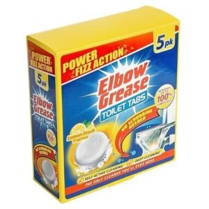 ELBOW GREASE TOILET TABLETS LEMON 5PK 30G