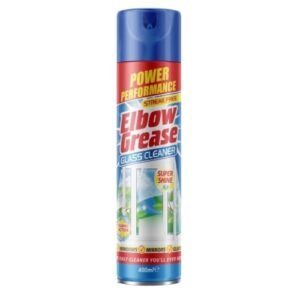 ELBOW GREASE GLASS CLEANER AEROSOL 400ML