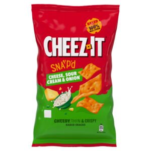 CHEEZ-IT CHEESE SOUR CREAM & ONION THIN & CRISPY BAKED 120G