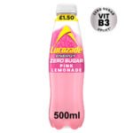 LUCOZADE ENERGY ZERO PINK LEMONADE PMP £1.50 500ML