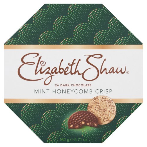 ELIZABETH SHAW DARK MINT HONEYCOMB CRISP 162G-XMAS