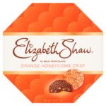 ELIZABETH SHAW MILK ORANGE HONEYCOMB CRISP 162G-XMAS
