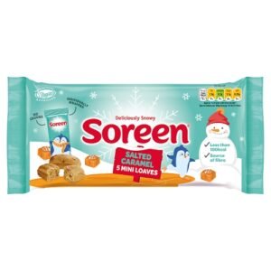 SOREEN XMAS SALTED CARAMEL MINI LOAVES 5S-XMAS