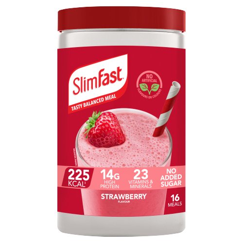 SLIMFAST STRAWBERRY FLAVOUR SHAKE 584G