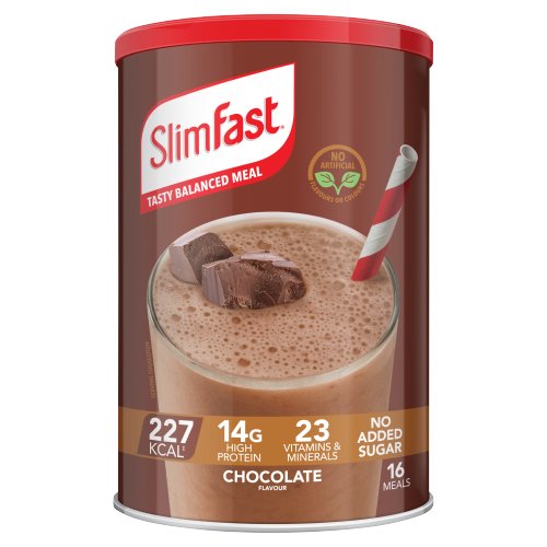 SLIMFAST CHOCOLATE POWDER TUB 600G