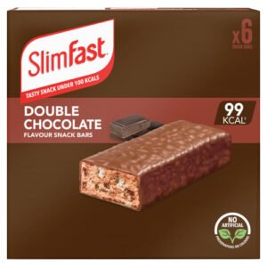 SLIMFAST DOUBLE CHOC SNACK BARS 6 X 25G (150G)