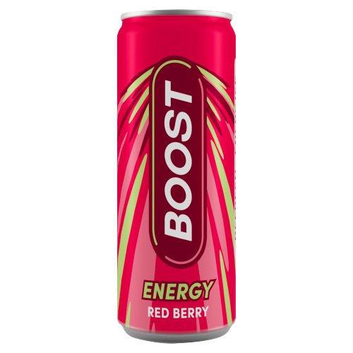 BOOST ENERGY RED BERRY 250ML
