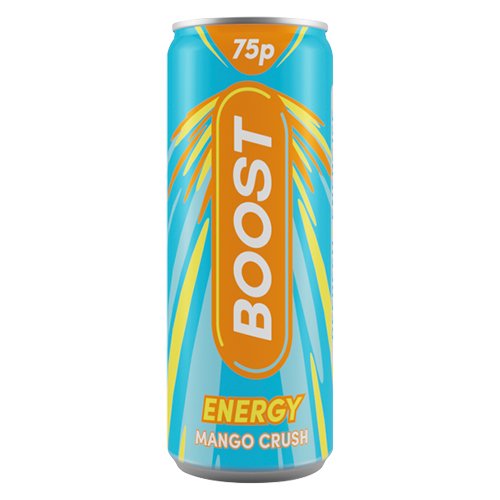 BOOST ENERGY MANGO PMP 75P 250ML