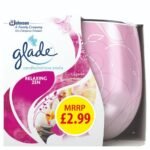 GLADE CANDLE RELAXING ZEN PMP £2.99 120G