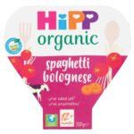 HIPP ORGANIC SPAGHETTI BOLOGNESE TODDLER TRAY MEAL 1-3 YEARS PMP £2.10 230G