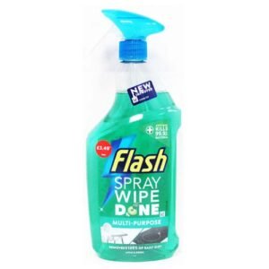 FLASH SPRAY WIPE DONE APPLE BLOSSOM ANTI BACTERIAL PMP £3.49 800ML