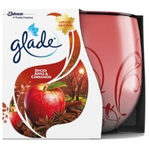 GLADE CANDLE WARM APPLE PIE PMP £2.99 108G