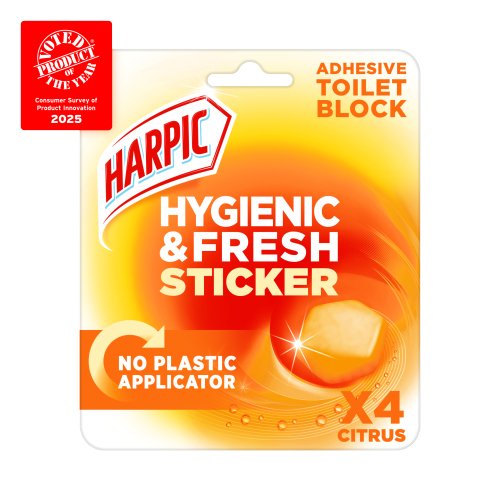 HARPIC HYGIENE STICKER CITRUS 4S