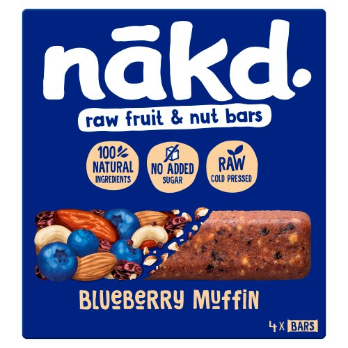 NAKD BLUEBERRY MUFFIN 4PK 35G