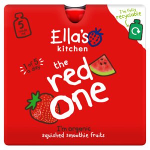 ELLA'S KITCHEN ORGANIC THE RED ONE SQUISHED SMOOTHIE FRUITS 5PK 90G