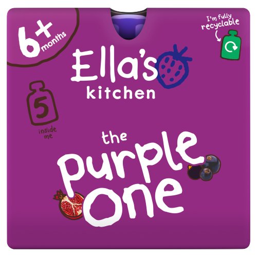 ELLA'S KITCHEN THE PURPLE ONE SQUISHED SMOOTHIE FRUITS 3X 5PK 90G