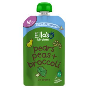 ELLA'S KITCHEN PEARS PEAS + BROCCOLI FROM 4 MONTHS 120G