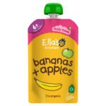 ELLA'S KITCHEN ORGANIC BANANAS AND APPLES BABY POUCH 4+ MONTHS 120G