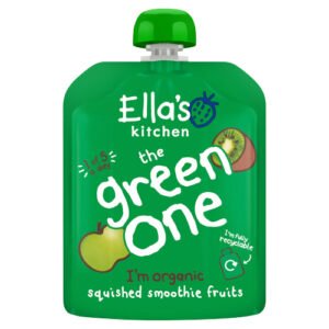 ELLA'S KITCHEN ORGANIC THE GREEN ONE SQUISHED SMOOTHIE FRUITS 90G