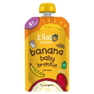 ELLA'S KITCHEN ORGANIC BANANA BABY BREKKIE POUCH 6+ MONTHS 100G