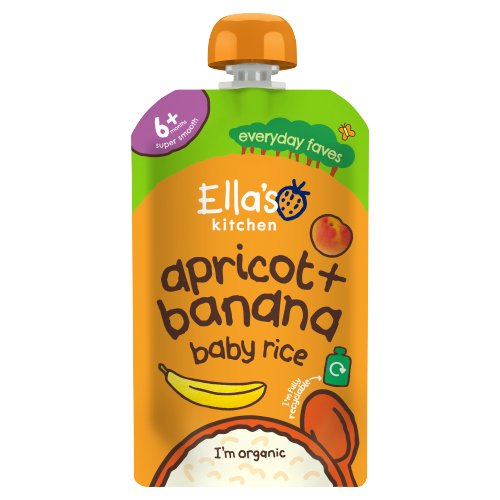 ELLA'S KITCHEN RICE - BANANA + APRICOT 120G