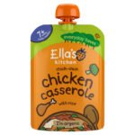 ELLA'S KITCHEN ORGANIC CHICKEN AND RICE CASSEROLE BABY POUCH 7+ MONTHS 130G