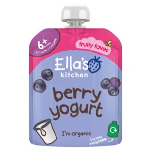 ELLA'S KITCHEN ORGANIC BERRY YOGHURT GREEK STYLE POUCH 6+ MONTHS 90G