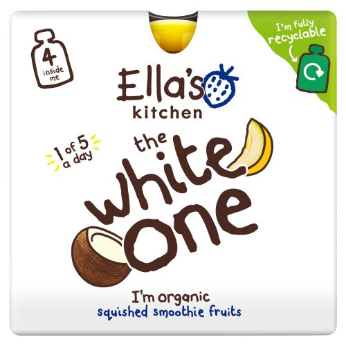 ELLA'S KITCHEN SMOOTHIE FRUIT - THE WHITE ONE 4PK 90G