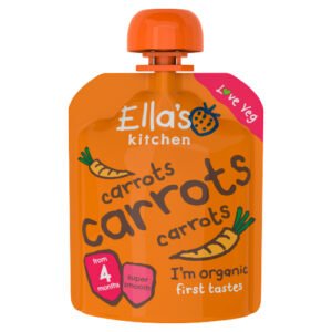 ELLA'S KITCHEN ORGANIC CARROTS FIRST TATES BABY POUCH 4+ MONTHS 70G