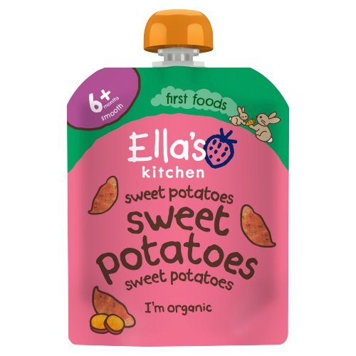 ELLA'S KITCHEN ORGANIC SWEET POTATOES FIRST TASTES BABY POUCH 4+ MONTHS 70G