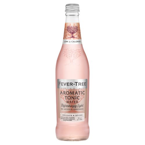 FEVER TREE LIGHT AROMATIC TONIC GLASS 500ML