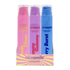 XOC FLAVOURED TOOTHPASTE BLUE RASPBERRY, CANDY FLOSS & GUMMY BEAR 60G