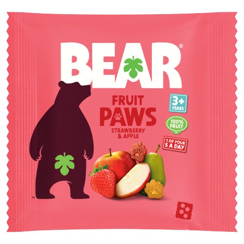 BEAR PAWS STRAWBERRY & APPLE 20G