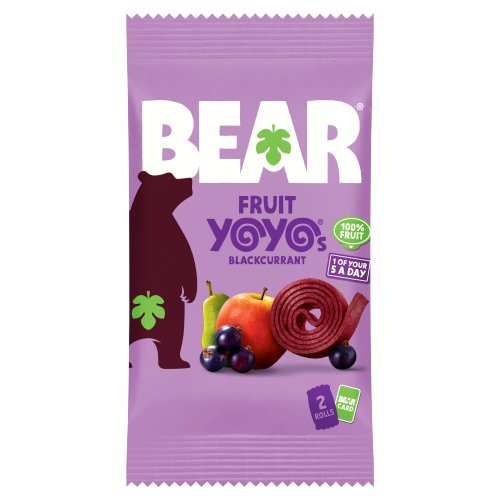 BEAR YOYOS BLACKCURRANT 20G