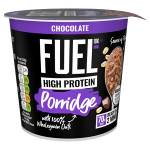 FUEL10K HIGH PROTEIN CHOCOLATE PORRIDGE POT 12X 70G