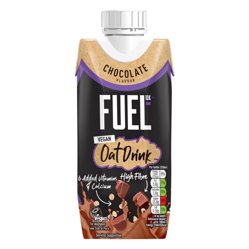 FUEL10K CHOCOLATE OAT FIBRE DRINK 330ML