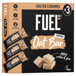 FUEL10K SALTED CARAMEL PROTEIN CEREAL OAT BARS 135G