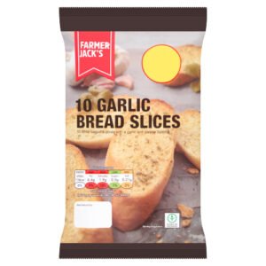 FARMER JACK'S 10 GARLIC SLICES PMP £1.49 260G