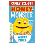 HONEY MONSTER WHEAT PUFFS PMP £3.69 520G